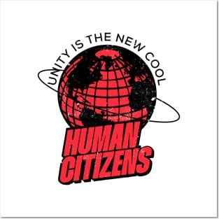 humans citizens Posters and Art